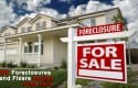 Foreclosure Home For Sale Sign & House